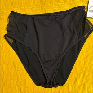 Kenneth Cole Black Mesh Accent Panties #2